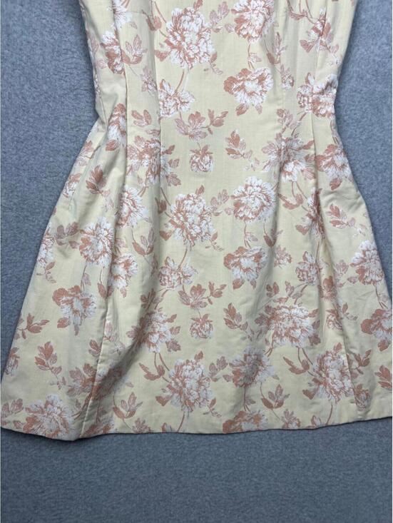 Eva Mendes Womens Sleeveless Floral Curvy Fit Flare Dress 14 Cottagecore Prairie - Picture 4 of 16